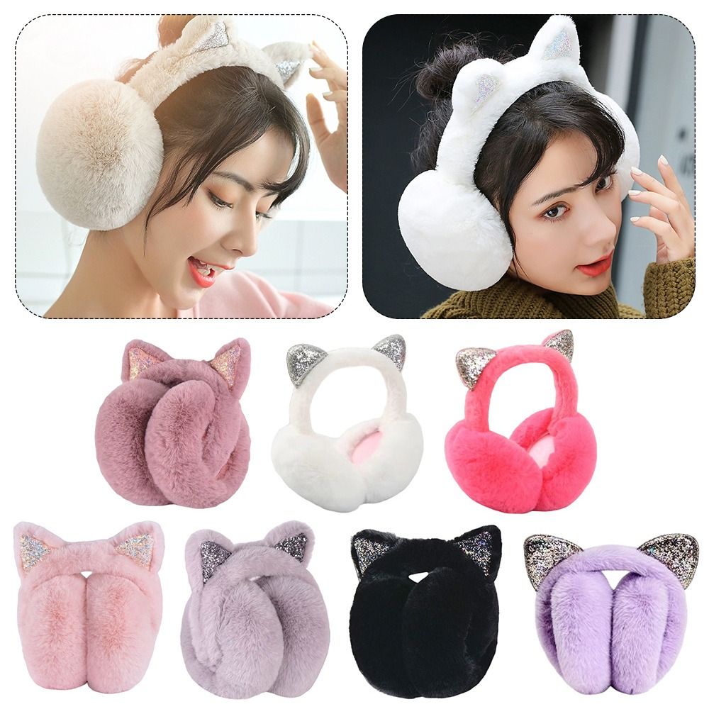 Cute Rabbit Design Animal Ear  - огляд і ціна Earmuffs Foldable