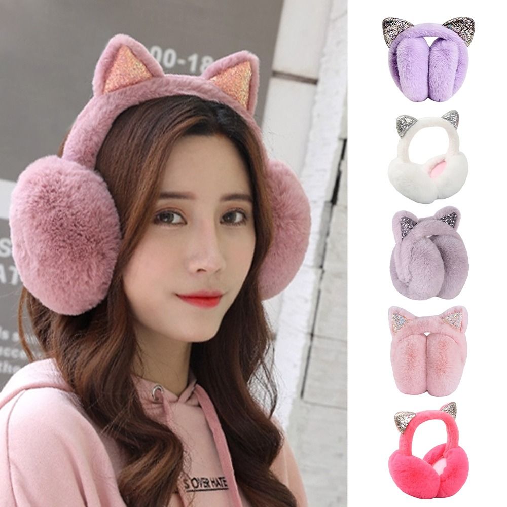 Cute Rabbit Design Animal Ear  - огляд і ціна Earmuffs Foldable
