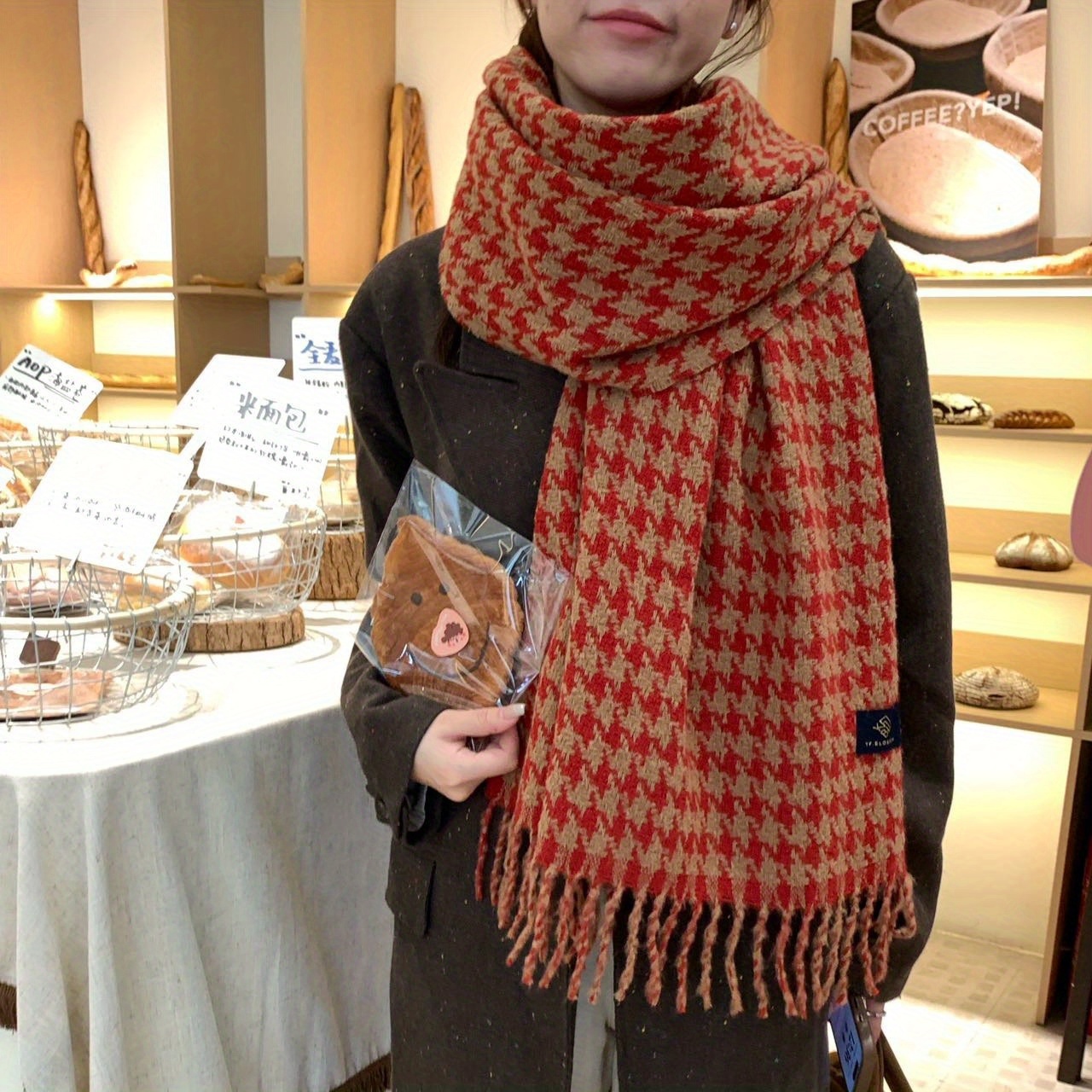 FANGSIGE Exquisite Hundred Tow - огляд і ціна Wool Scarf Men