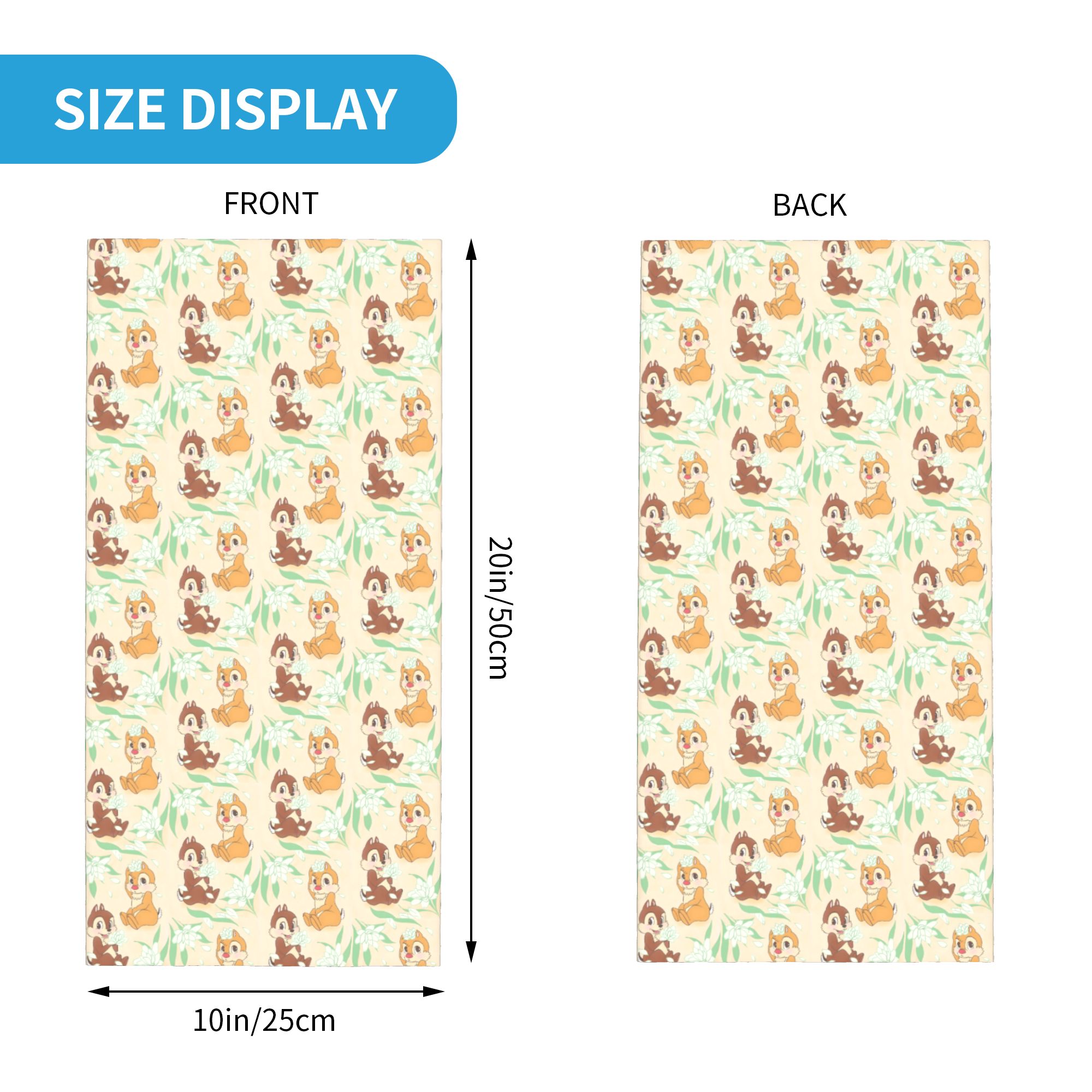 Custom Cute C-Chip And D-Dale  - огляд і ціна Neck Gaiter Fleece