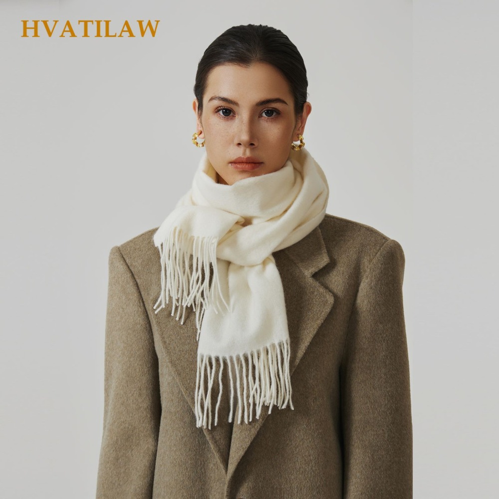 2026 100% Wool Solid Color Sca - огляд і ціна Wool Scarf Men