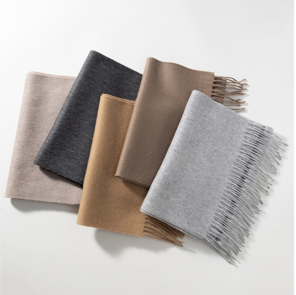 2026 100% Wool Solid Color Sca - огляд і ціна Wool Scarf Men