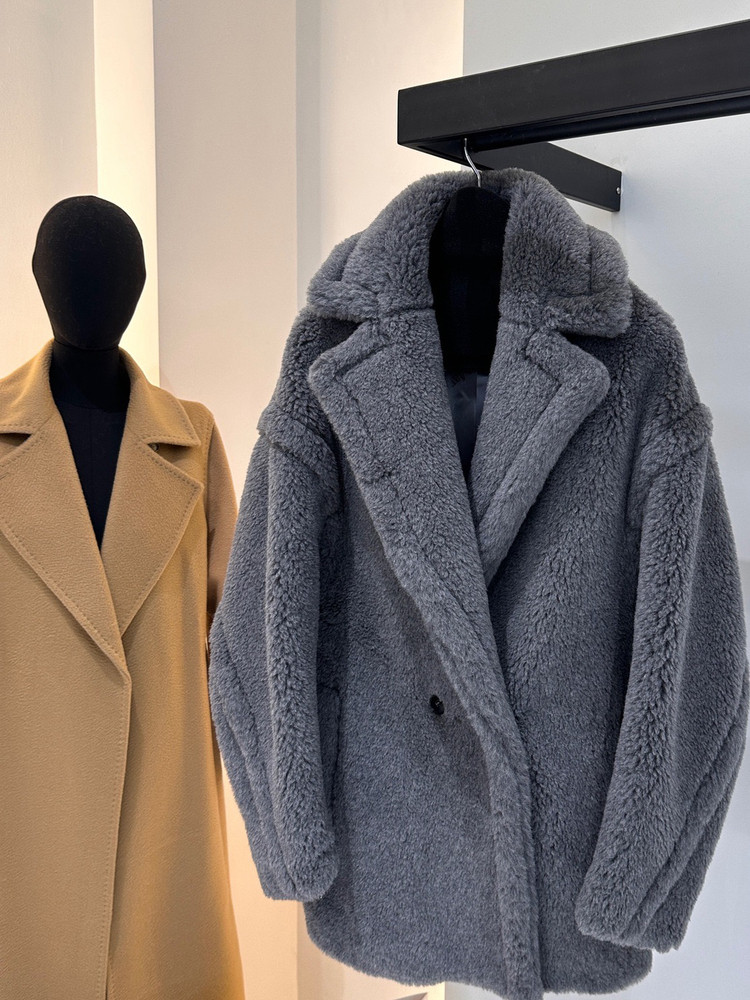 Max Short Teddy Bear Coat 62%  - огляд і ціна Wool Coat Peacoat