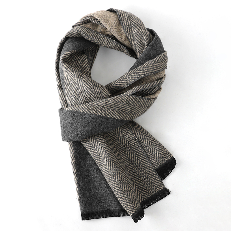 Luxury Winter Men Scarf Shawl  - огляд і ціна Wool Scarf Men